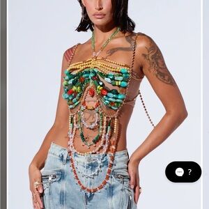 Bohemian Multicolor Beaded Body Jewelry